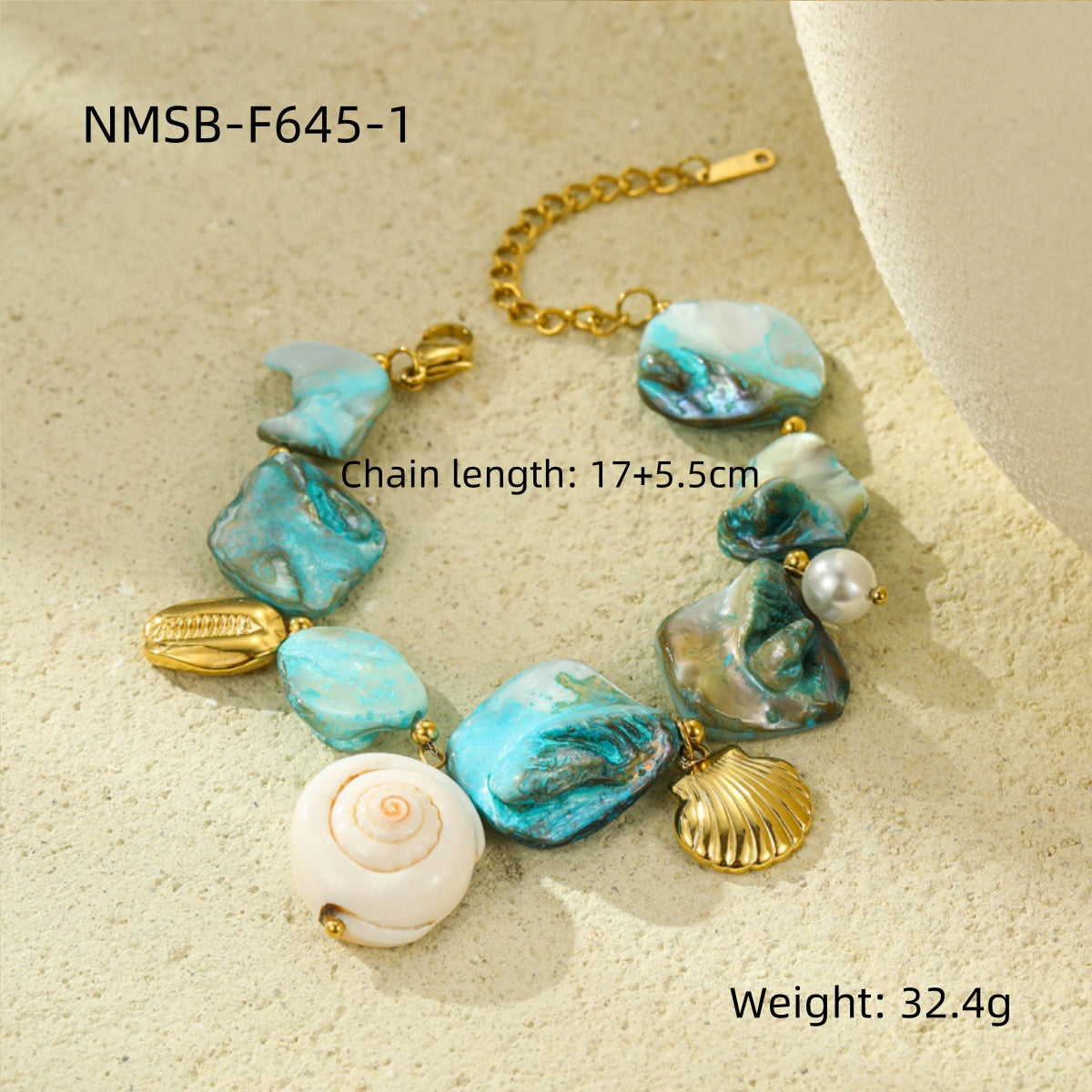 Wholesale Ocean Series Holiday Style Necklace Bracelet Earrings Summer Jewelry